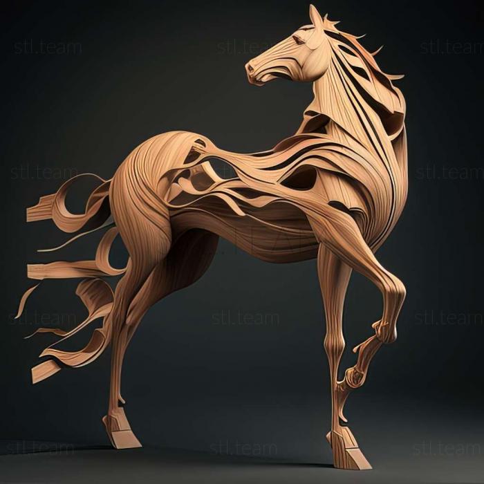 3D модель Equus hemionus кулан (STL)